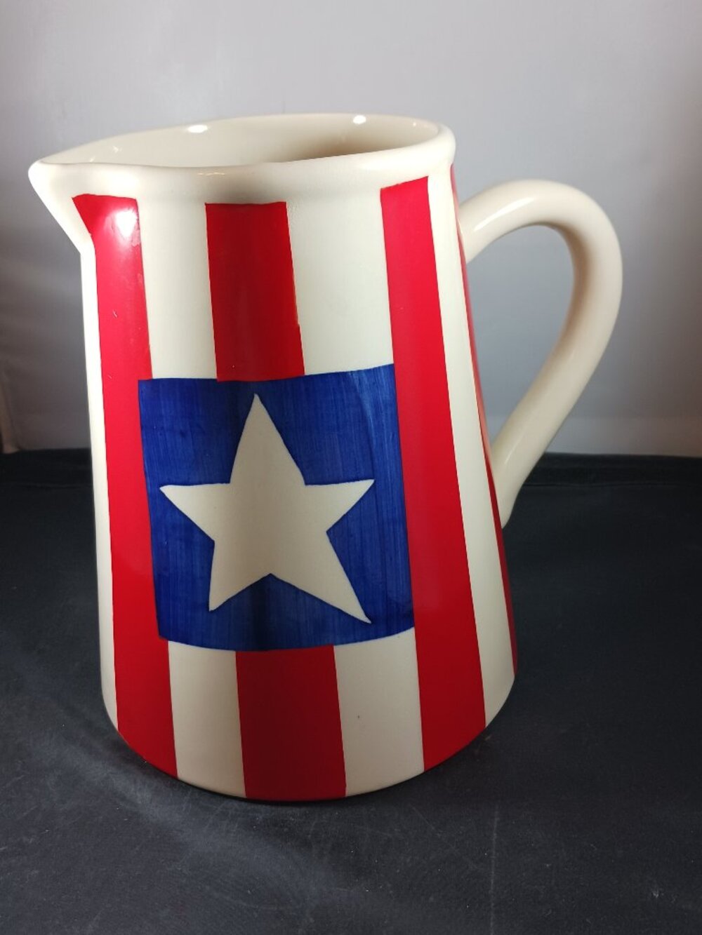 Russ Patriotic American Flag Pitcher